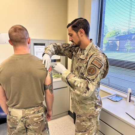 Military Immunizer Combats Misinformation on U.S. Air Force Base