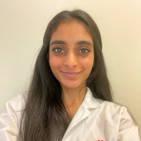 Pharmacist Priya Patel, COVID-19 immunizer at CVS Pharmacy in Boston, Massachusetts.